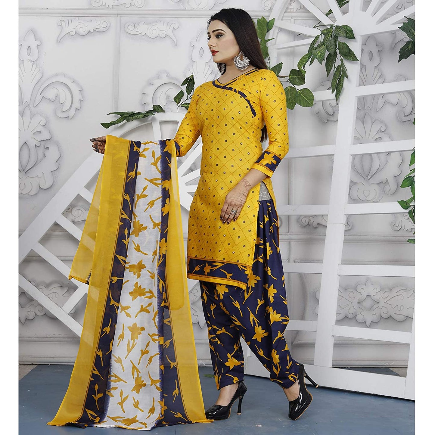 Women's Cotton Unstitched Salwar Suit