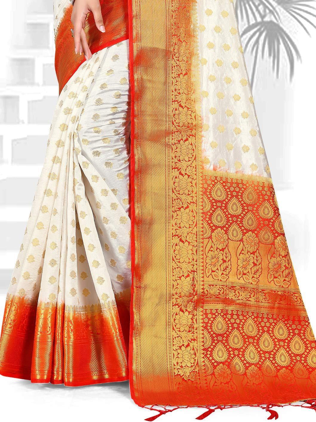 sarees-for-women-banarasi-art-silk-woven-saree-l-indian-wedding-gift-sari-with-unstitched-blouse-off-white