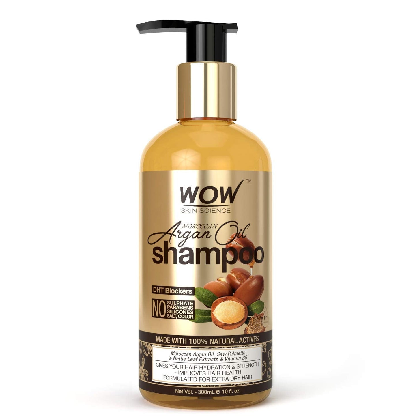 WOW Skin Science Moroccan Argan Oil Shampoo - 300 mL