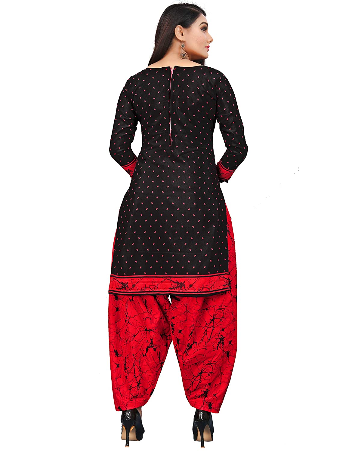 Women Cotton Un-Stitched Salwar Suit Material