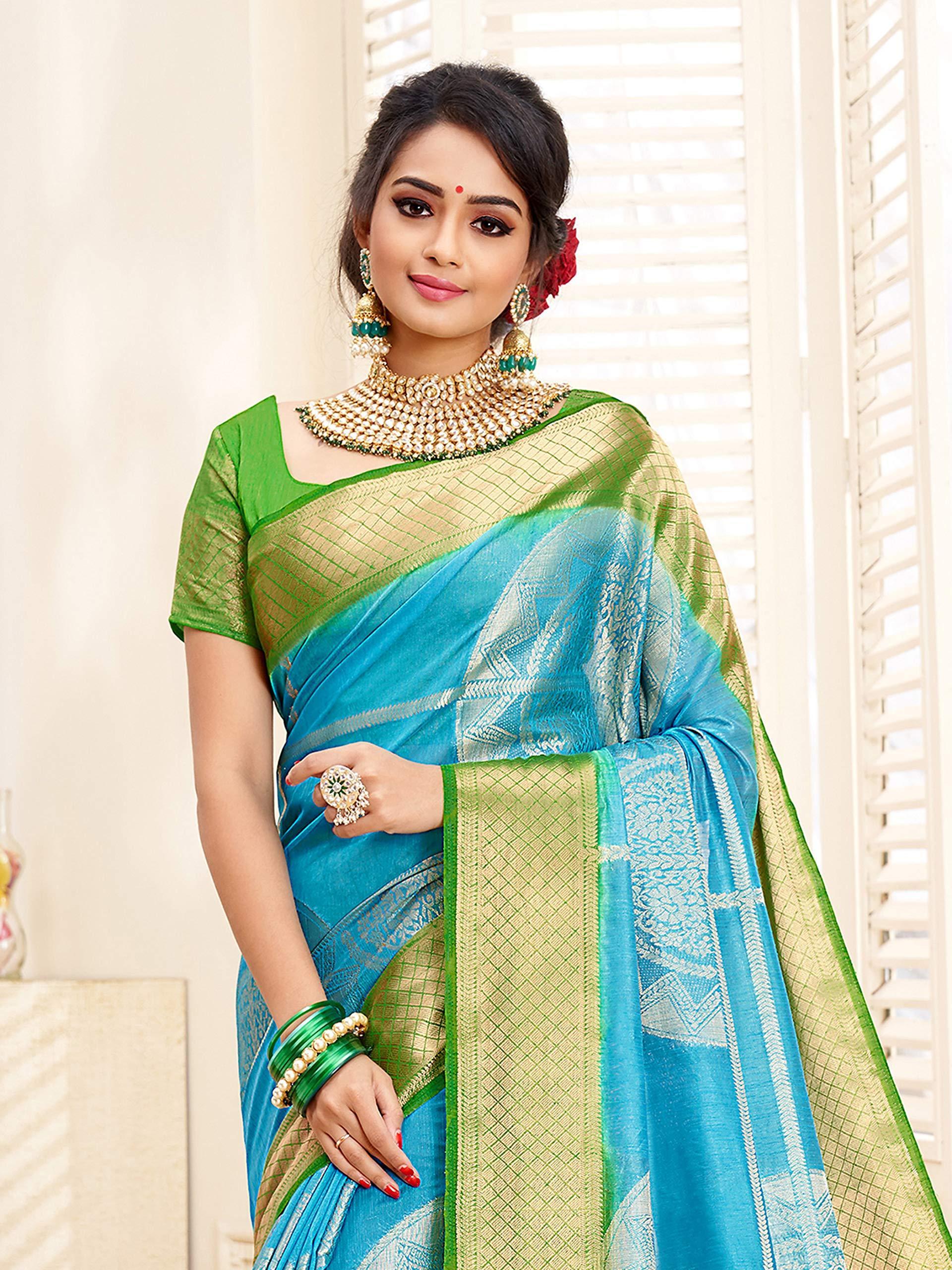 sarees-for-women-banarasi-art-silk-l-tradional-indian-wedding-diwali-gift-sari-with-unstitched-blouse-turquoise