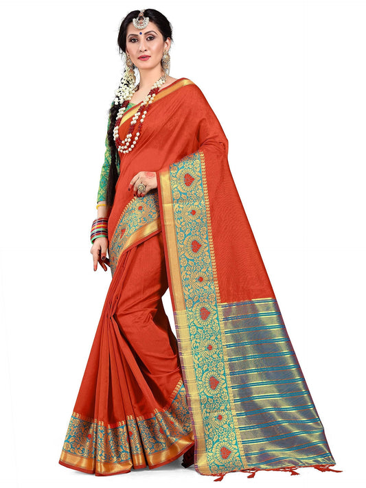 elina-fashion-sarees-women-cotton-silk-woven-saree-l-indian-wedding-gift-sari-unstitched-blouse-7