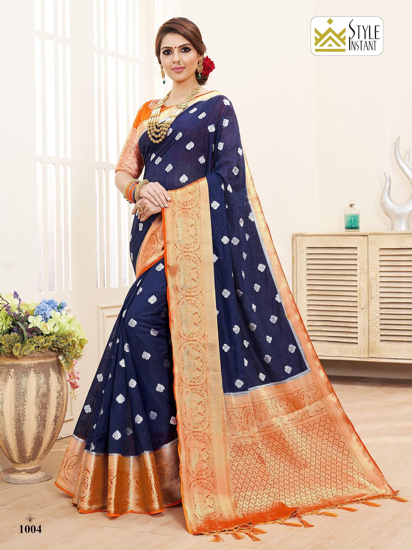 sarees-for-women-banarasi-art-silk-l-tradional-indian-wedding-diwali-gift-sari-with-unstitched-blouse-navy-blue