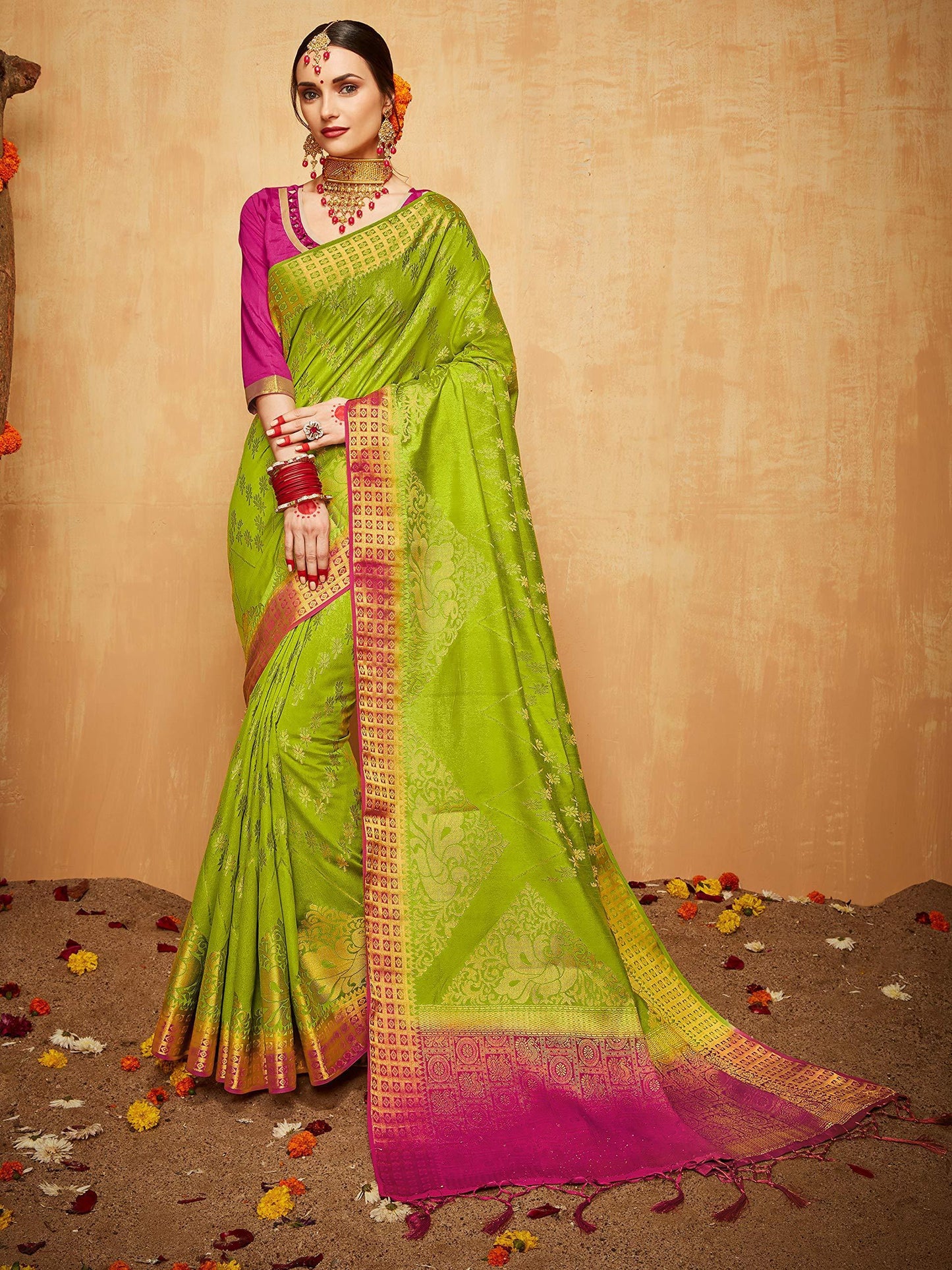 sarees-for-women-banarasi-art-silk-woven-saree-l-indian-wedding-gift-sari-with-unstitched-blouse-3