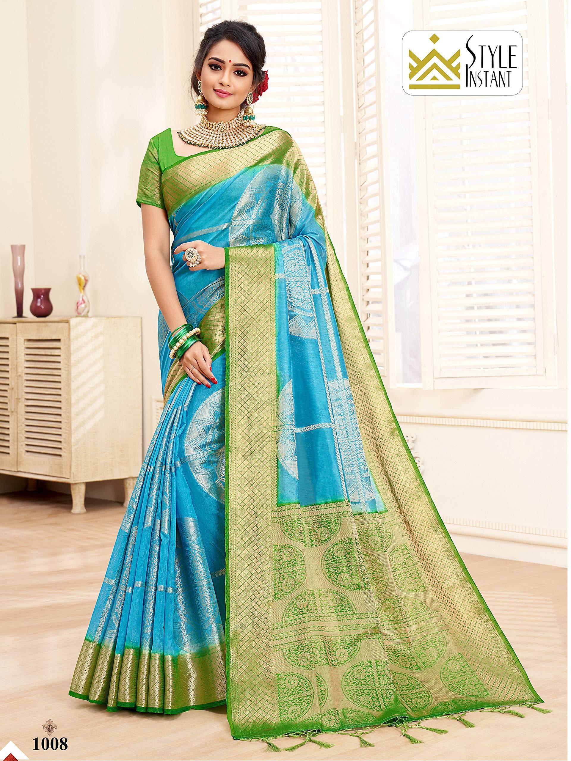 sarees-for-women-banarasi-art-silk-l-tradional-indian-wedding-diwali-gift-sari-with-unstitched-blouse-turquoise