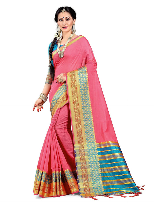 elina-fashion-sarees-women-cotton-silk-woven-saree-l-indian-wedding-gift-sari-unstitched-blouse-1