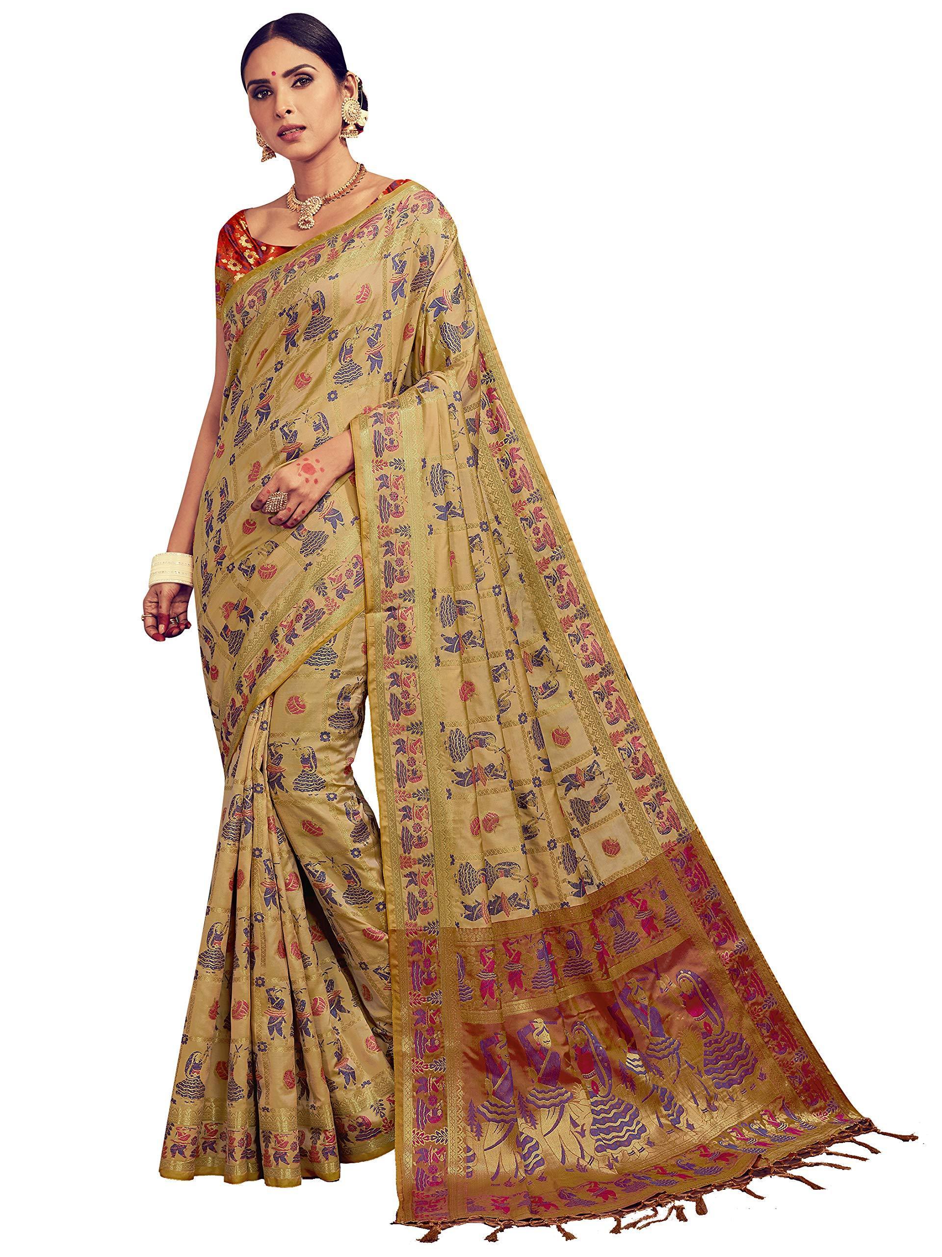 sarees-for-women-banarasi-kanjivaram-art-silk-woven-saree-l-indian-ethnic-wedding-gift-sari-with-unstitched-blouse-beige