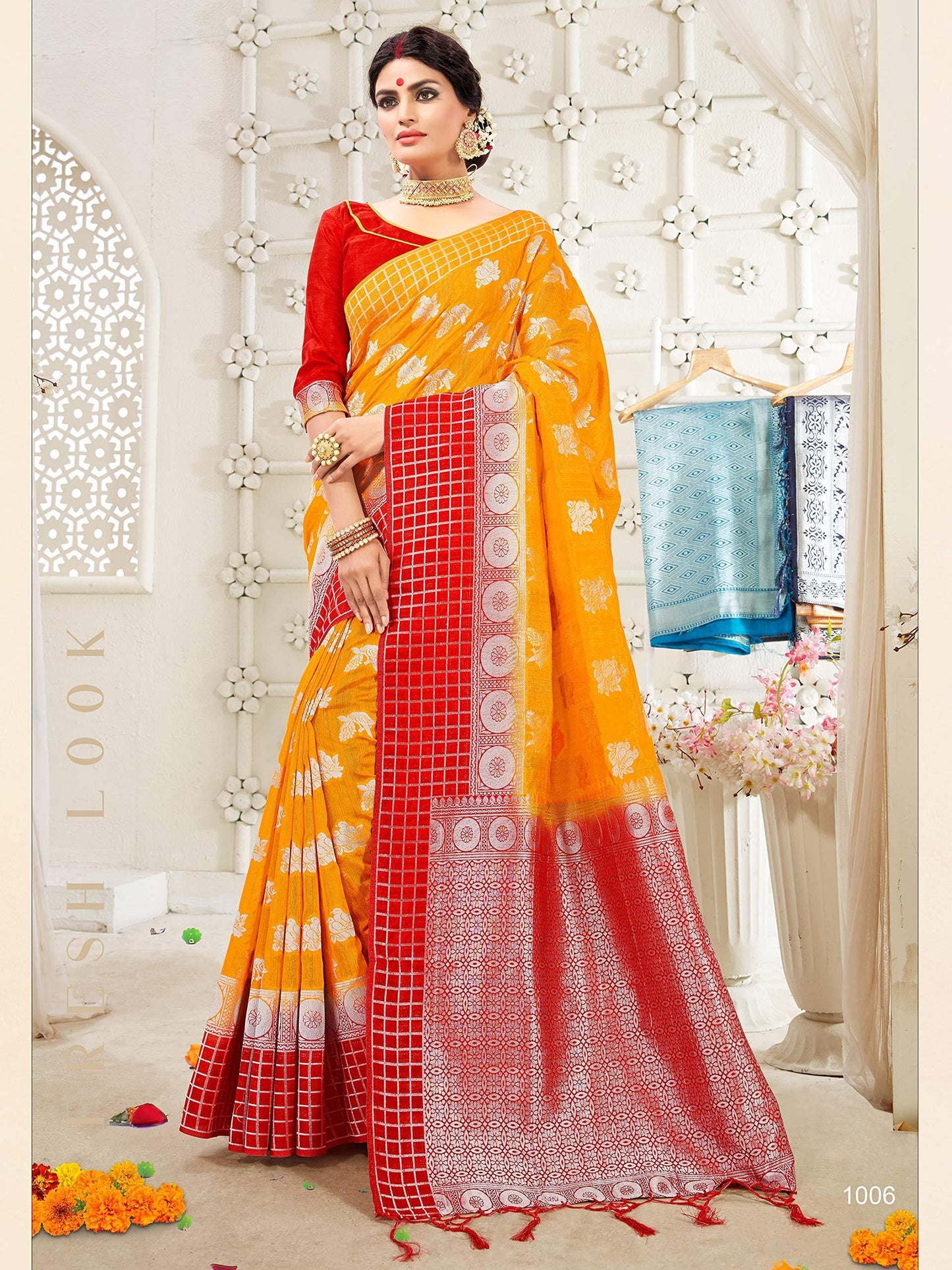 sarees-for-women-banarasi-art-silk-silver-zari-saree-l-indian-ethnic-wedding-diwali-gift-sari-with-unstitched-blouse