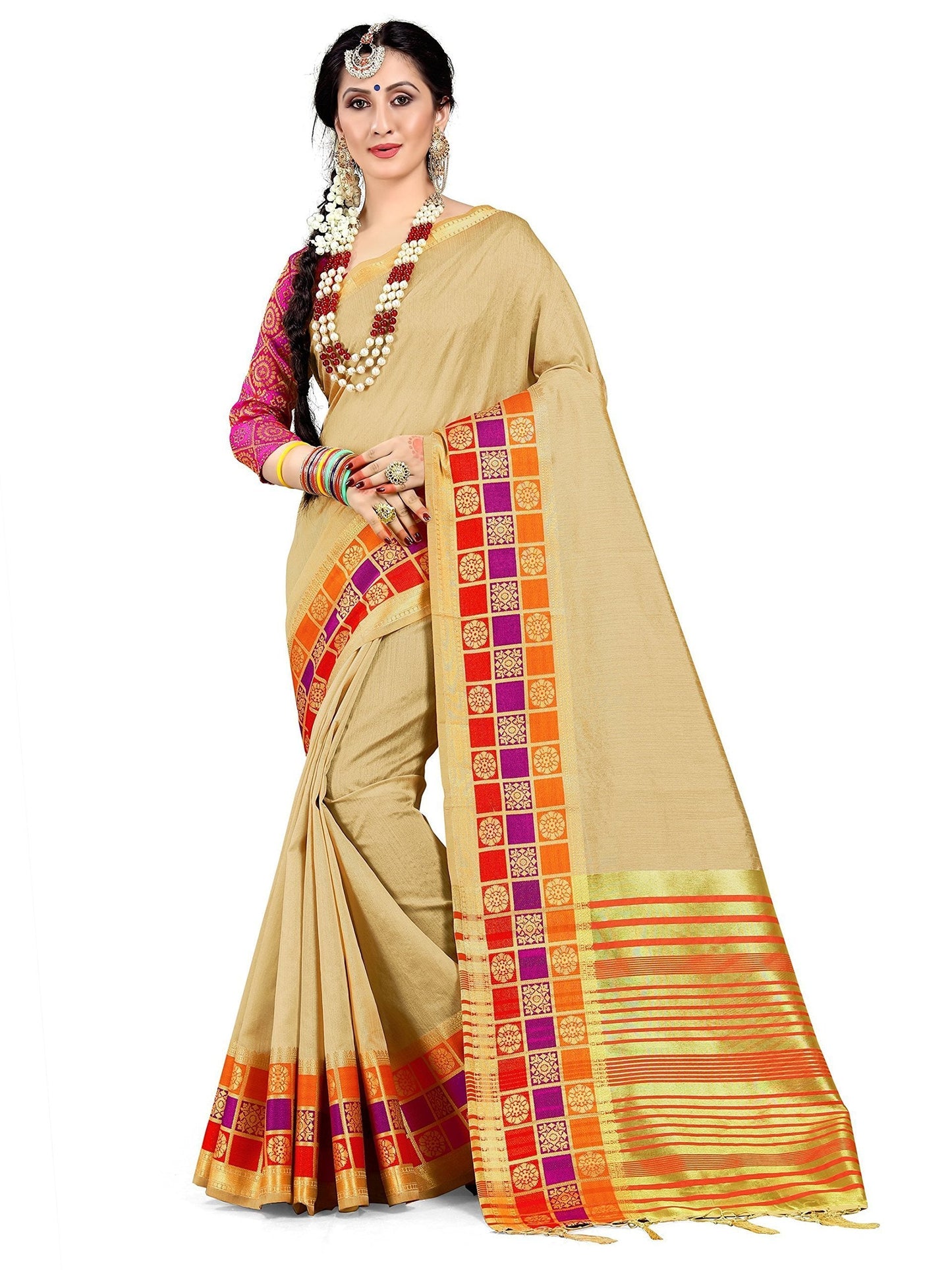 elina-fashion-sarees-women-cotton-silk-woven-saree-l-indian-wedding-gift-sari-unstitched-blouse-6