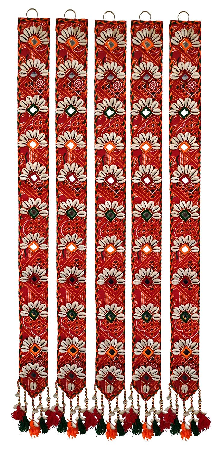 Rastogi Handicrafts Handmade Wall Hanging Decorative Ornament Kauri Strip Work Christmas Diwali Party Wedding Decorative Hanging Gift Box Packing