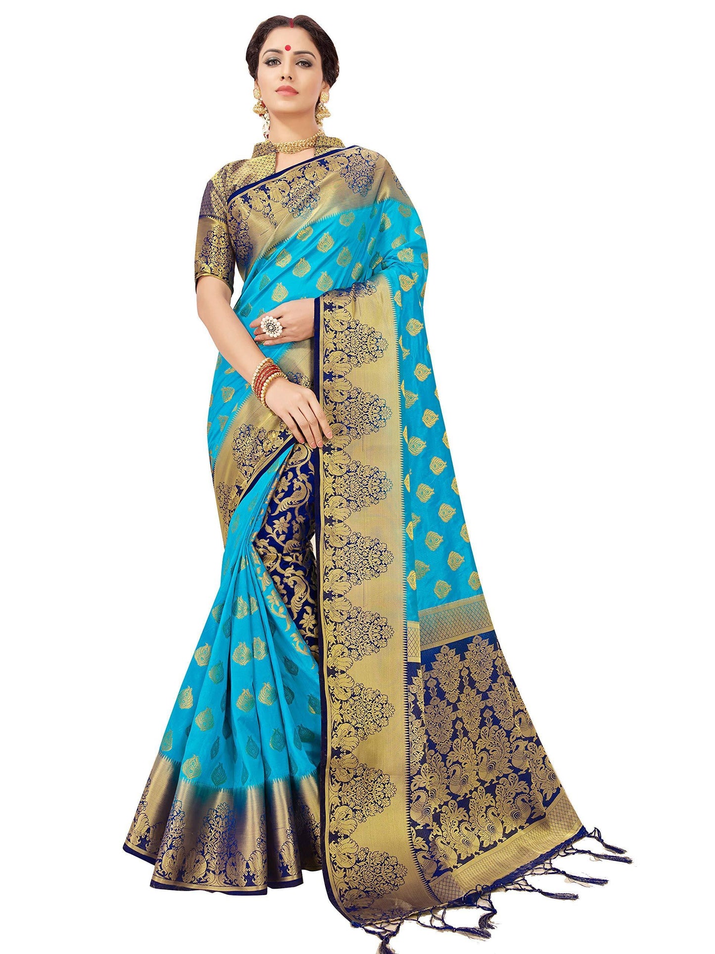 sarees-for-women-banarasi-art-silk-saree-l-indian-ethnic-wedding-diwali-gift-sari-with-unstitched-blouse-turquoise