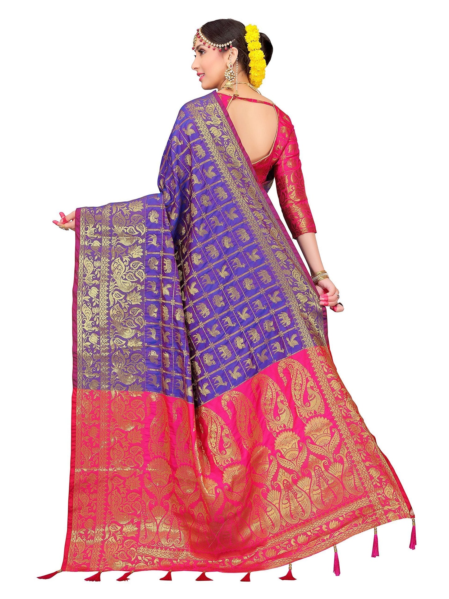 elina-fashion-sarees-for-women-patola-art-silk-woven-work-saree-l-indian-bollywood-wedding-ethnic-sari-with-blouse-piece-purple