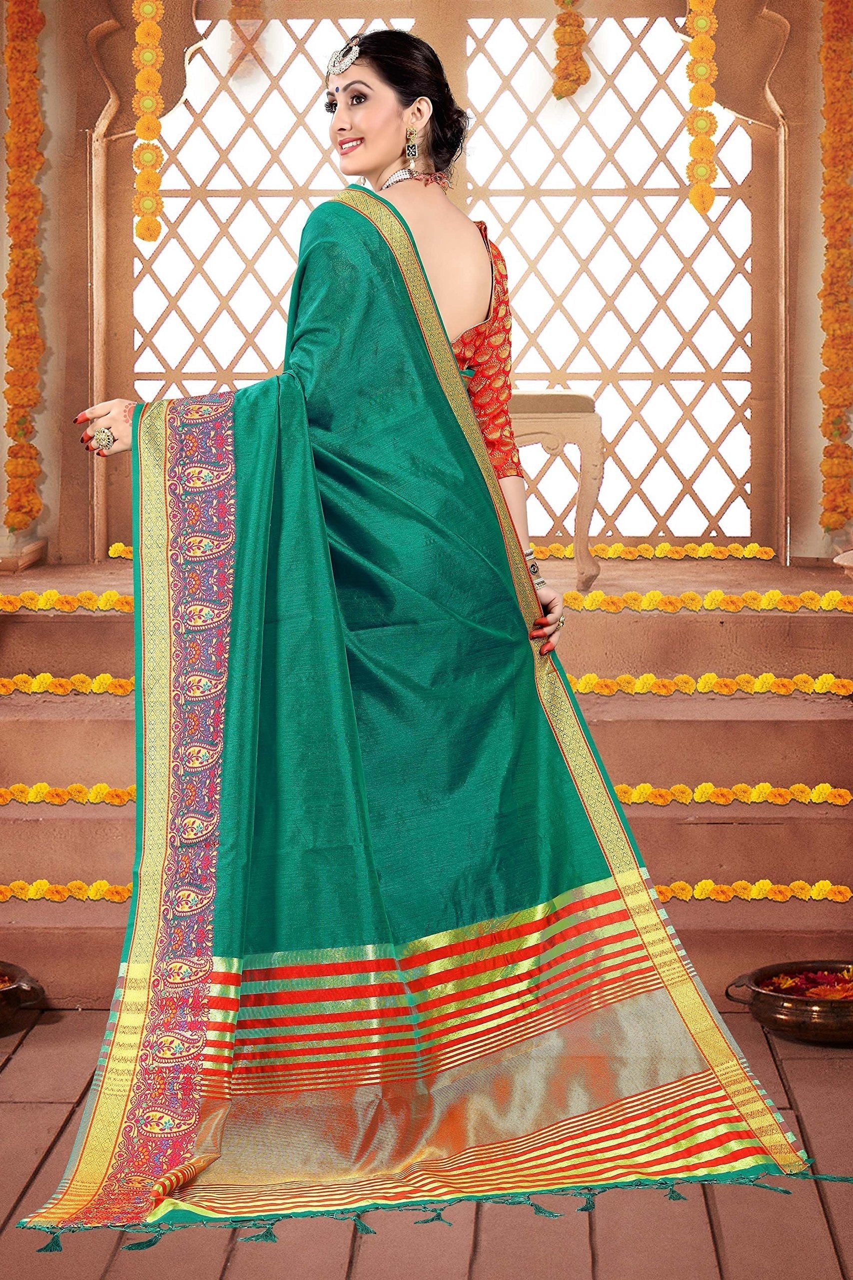 elina-fashion-sarees-women-cotton-silk-woven-saree-l-indian-wedding-gift-sari-unstitched-blouse-3