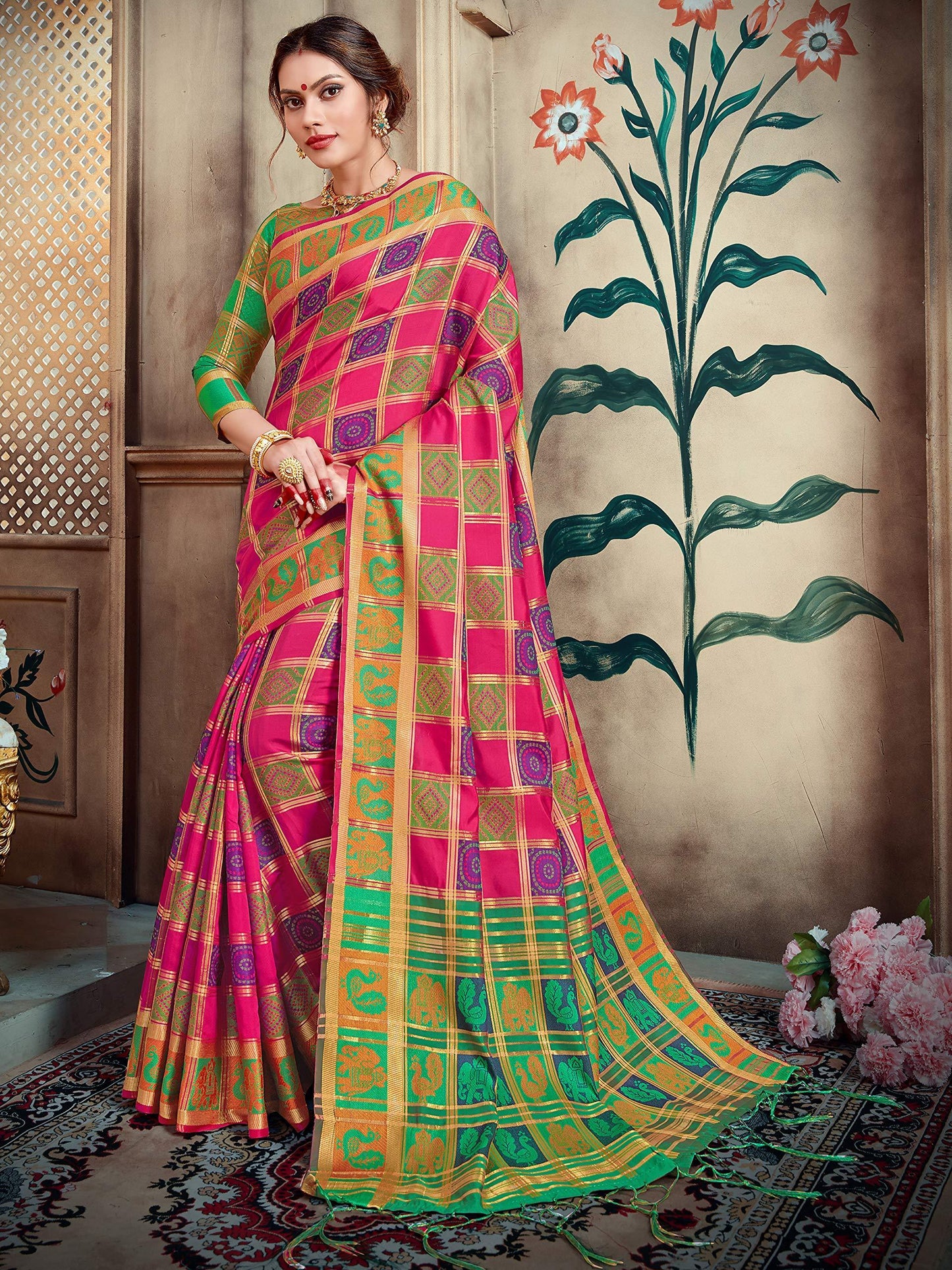 sarees-for-women-banarasi-patola-art-silk-woven-saree-l-indian-ethnic-wedding-gift-sari-with-unstitched-blouse