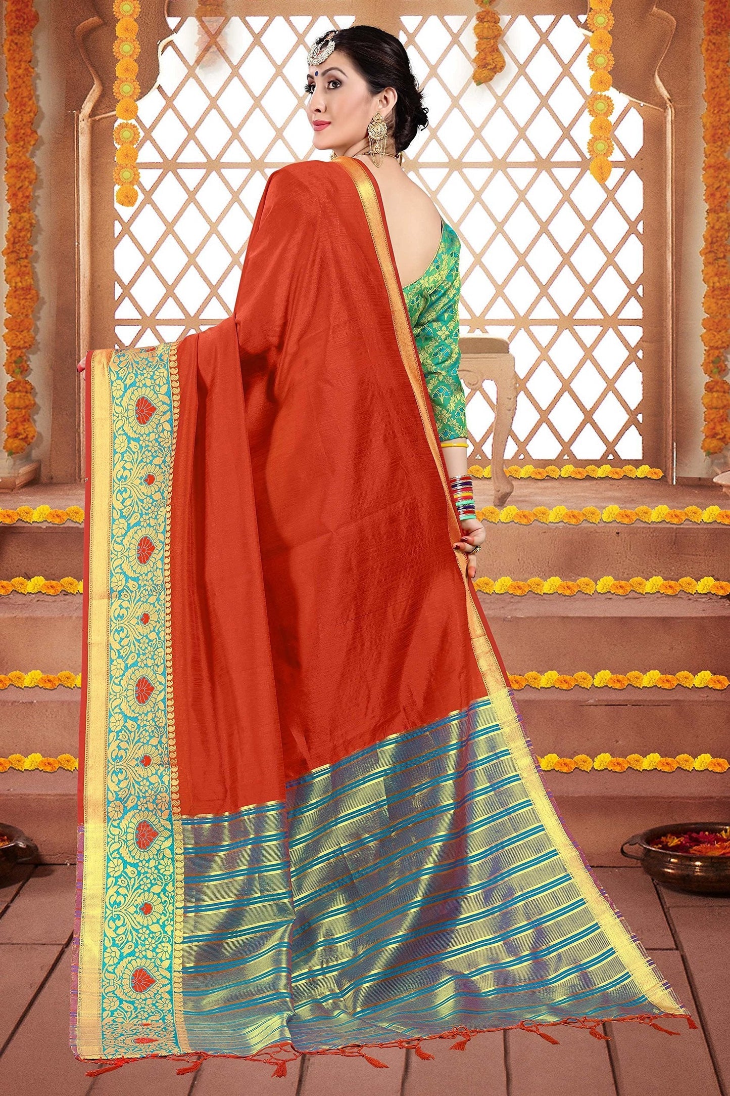 elina-fashion-sarees-women-cotton-silk-woven-saree-l-indian-wedding-gift-sari-unstitched-blouse-7