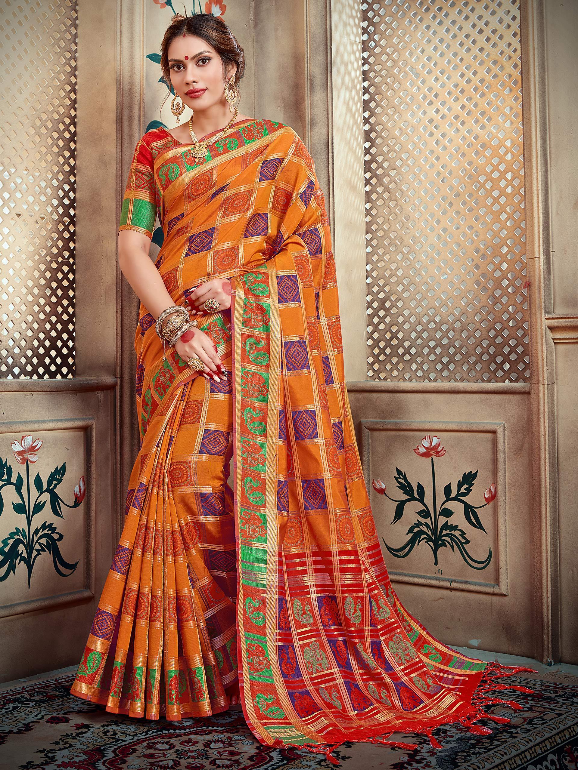 sarees-for-women-banarasi-patola-art-silk-woven-saree-l-indian-ethnic-wedding-gift-sari-with-unstitched-blouse-4