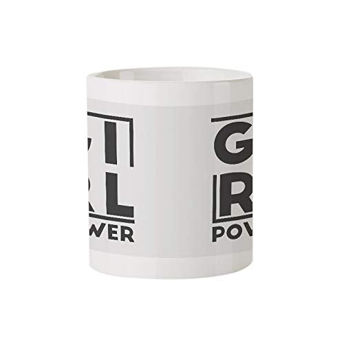 Girl Power  - Amazing Designed Black Magic Coffee Mug(330 ml - Design Appears with hot Fluid)