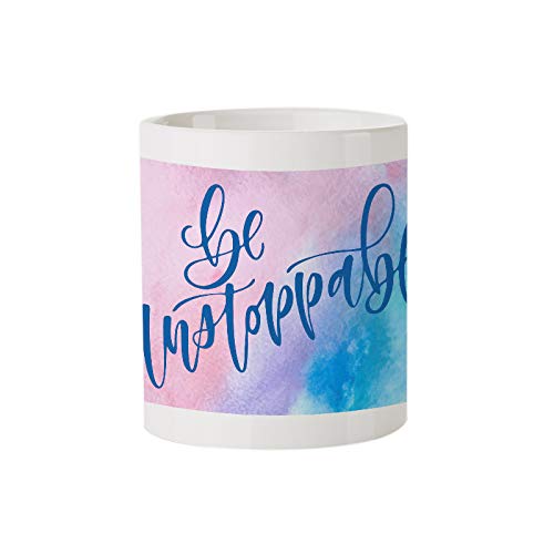 Be Unstoppable - Amazing Designed Black Magic Coffee Mug(330 ml - Design Appears with hot Fluid)