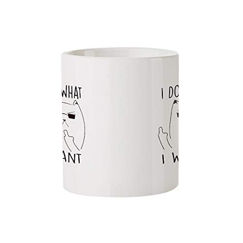 I do What I Want Designed Black Magic Coffee Mug(330 ml - Design Appears with hot Fluid)