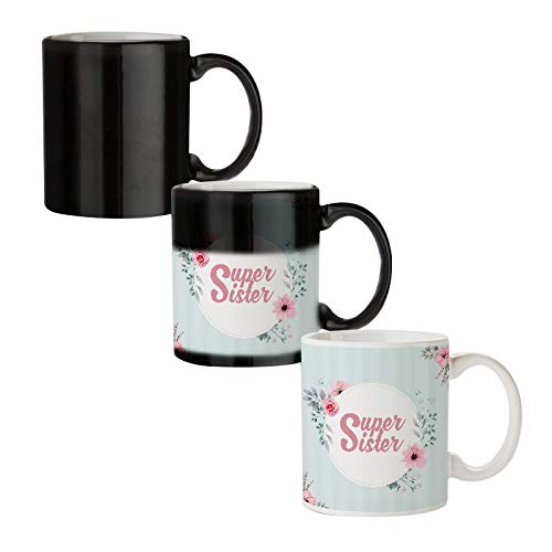 Yes she is My Super Sister- Designed Black Magic Mug