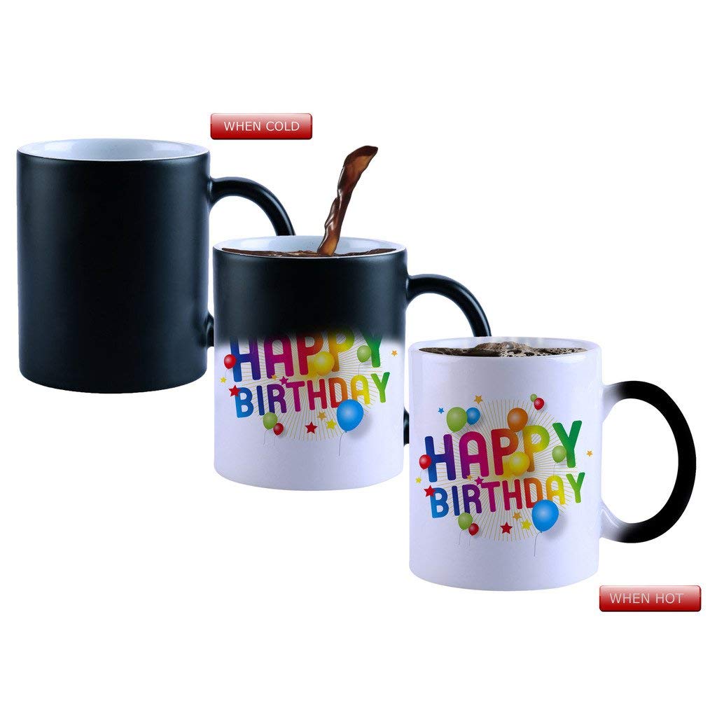 Color Changing Customised/Personalized Coffee Mug - Magic Mug - Birthday