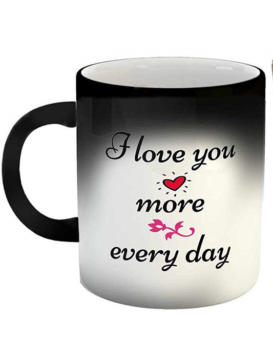 Black Magic Coffee Mug - Love Quotes Printed Black Magic Coffee Mug- Black- 325ml Gift for your Love