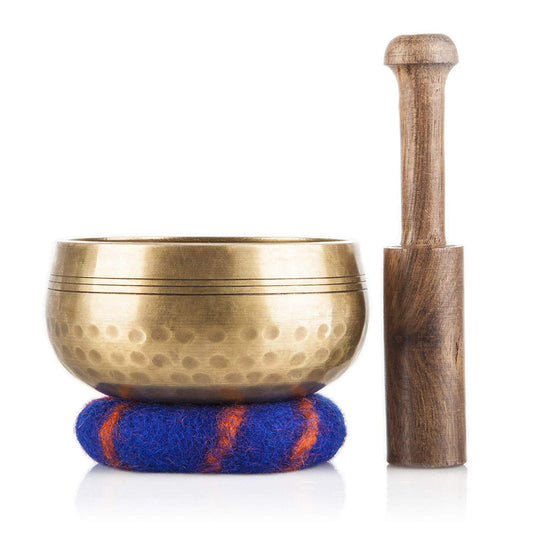 Tibetan Singing Bowl Set â€” Meditation Sound Bowl Handcrafted in Nepal for Healing and Mindfulness