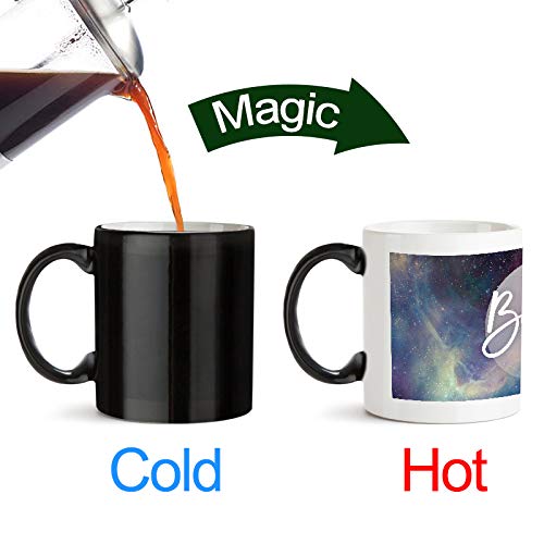 Believe - Amazing Designed Black Magic Coffee Mug(330 ml - Design Appears with hot Fluid)