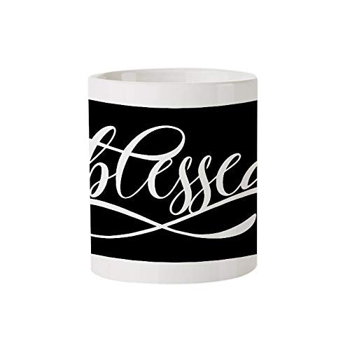 Blessed - Amazing Designed Black Magic Coffee Mug(330 ml - Design Appears with hot Fluid)