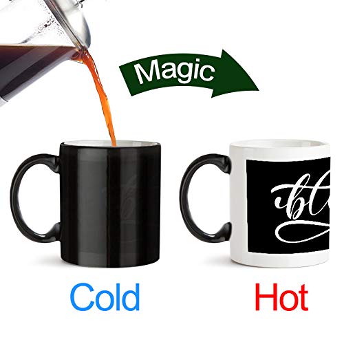 Blessed - Amazing Designed Black Magic Coffee Mug(330 ml - Design Appears with hot Fluid)