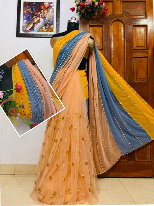 Designer wedding wear saree