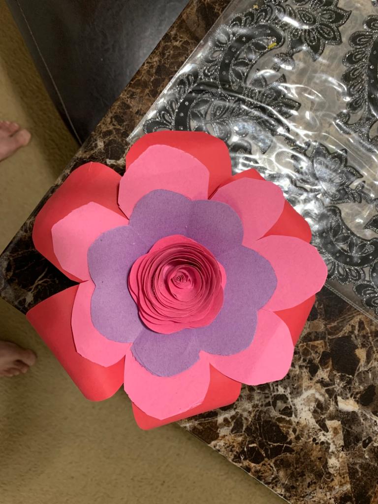 20 inch Paper Flower Backdrop Decoration Party Paper Flower (PACK of 2)