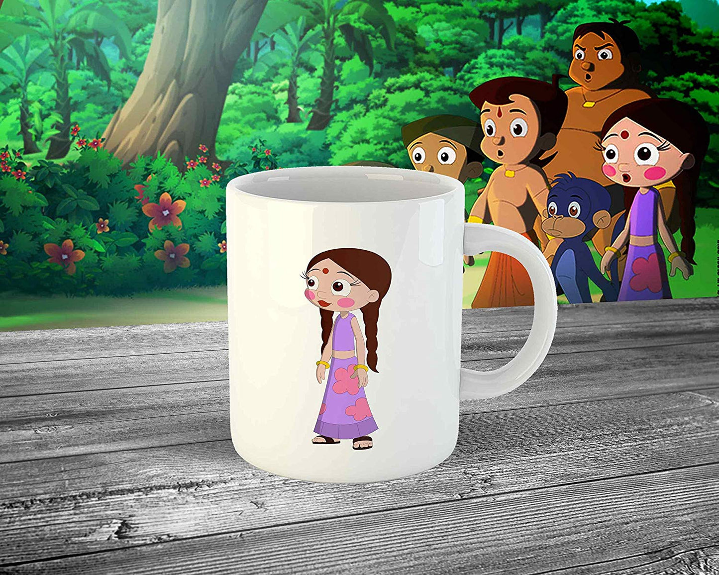 Coffee Mug Gift Set Unique Mugs Chota Bheem Cartoon Printed Pack of 2