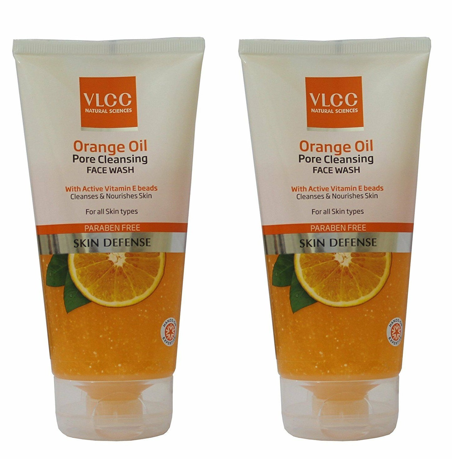 VLCC Orange Oil Pore Cleansing Face Wash 150ml (Pack of 2)