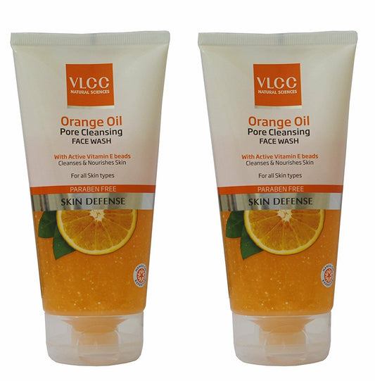 VLCC Orange Oil Pore Cleansing Face Wash 150ml (Pack of 2)