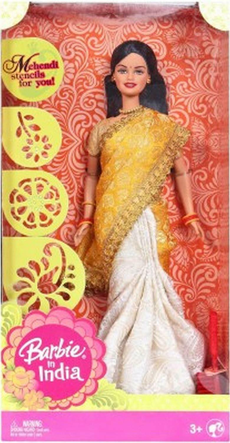 Barbie in India (Saree Design & Color may Vary As per Stock )