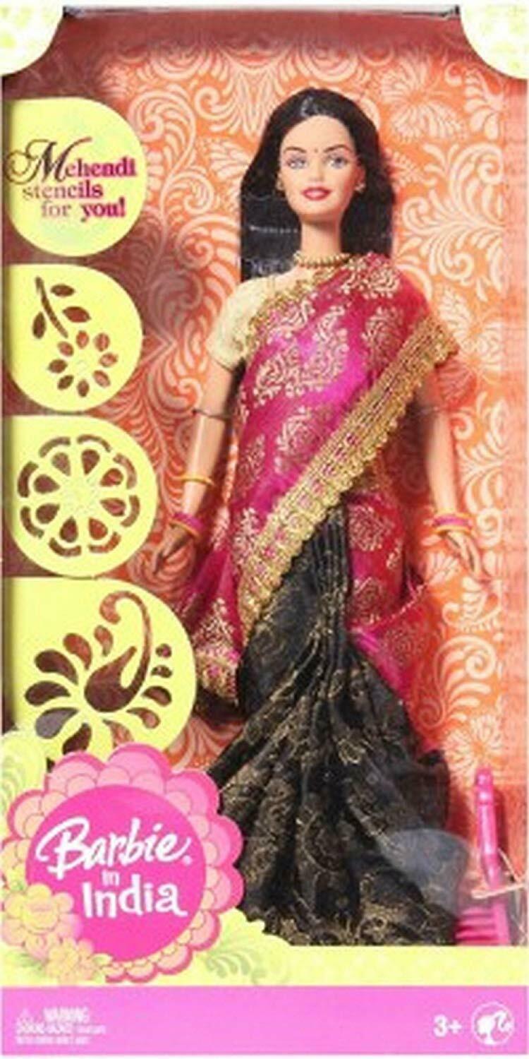 Barbie in India (Saree Design & Color may Vary As per Stock )
