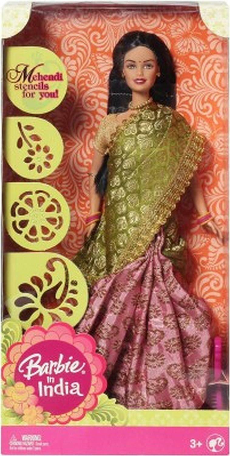 Barbie in India (Saree Design & Color may Vary As per Stock )